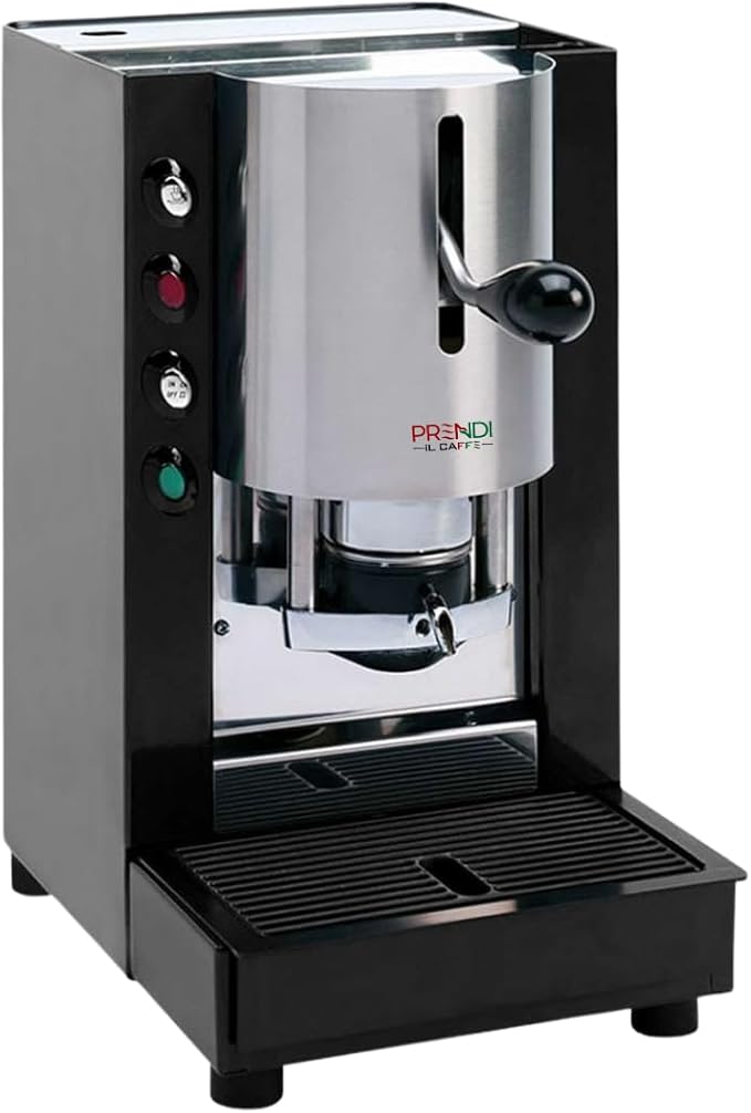 ESE Pod Espresso Machine – Spinel Pinocchio Coffee Maker for 44mm Paper Pods Made in Italy Compact Automatic Espresso Machine for Home &amp Office Includes 100 Free ESE Pods