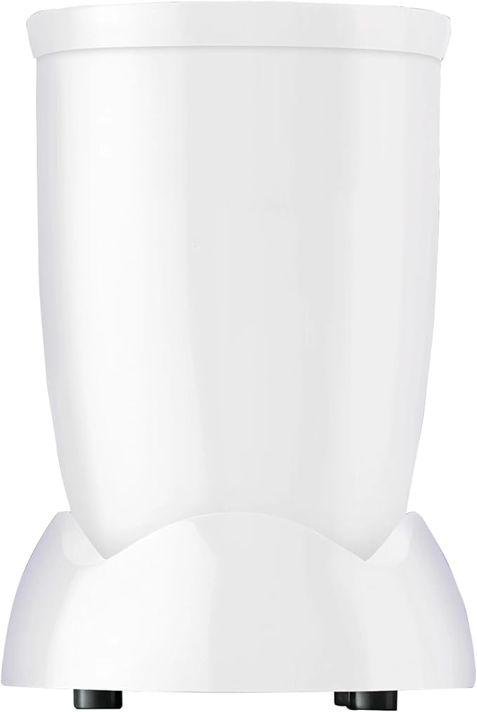 4-Piece White Personal Blender 250W High-Torque 16oz Cup with Stainless Steel Cross Blade &amp To-Go Lid Dishwasher Safe Compact Blender for Smoothies Salsas Dips Cocktails 2026 New Kitchen Essent