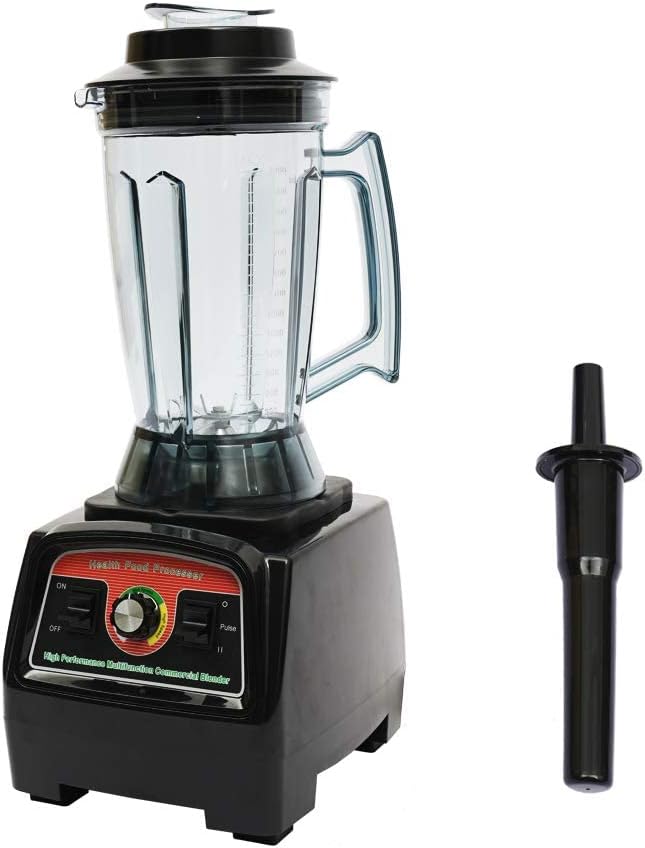 Commercial Countertop 3.9L Food Processor Mixer 2800W Heavy Duty Frozen Fruit Juicer Food Processor Machine Ice Crusher Large Smoothie Ice Cream Maker