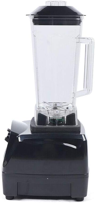 Smoothie Blender Heavy Duty Household Grade Blender Variable Speed Control Large Countertop Blender 6 Blades Ice Crusher for Milk-shakes Green Smoothies Dry GrindHot Soup Ice Cream Juice (Black