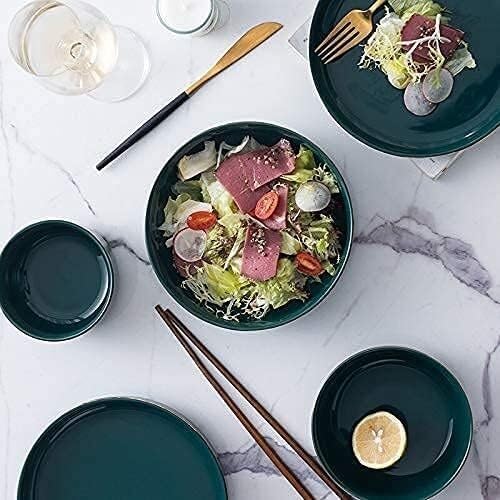 Dinnerware Set Plates and Bowls Sets Classic Porcelain Dinnerware Sets26 Pcs Tableware SetRound Plates