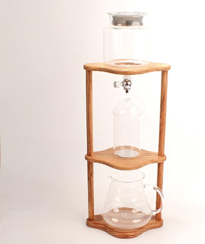 Ice Drip Coffee Maker Ice Coffee Dripper Coffee Brewer 800ML Classic Cold Brew Coffee Ice Coffee Percolator Espresso Coffee Drip Pot