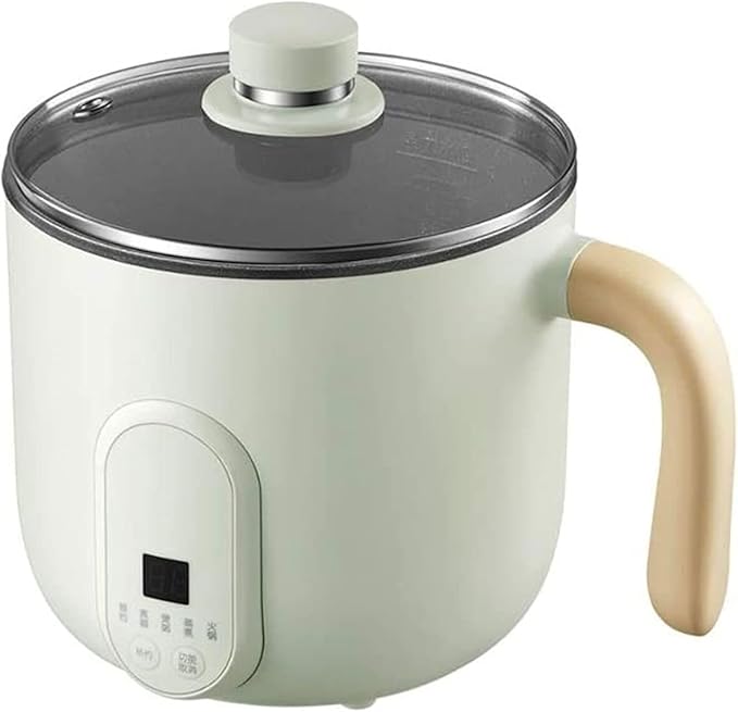 Electric Rice Cooker with Automatic Keep Warm Makes Soups Stews Grains Hot Cereals