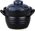 Clay Pot for Cooking Earthenware Clay Rice Pot Rice CookerStove Stew PotHot PotCeramic Casserole with LidHeat Resistant Stock Pot for Steam Simmering