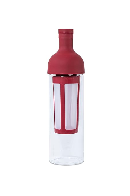 Hario Cold Brew Coffee Wine Bottle 650ml Cranberrry Red