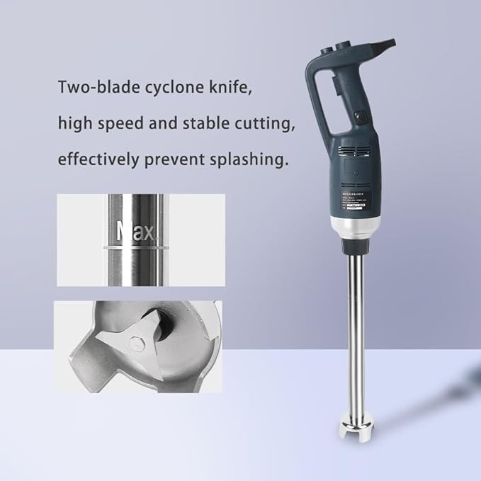Variable Speed Heavy Duty Electric Stick Blender500W Commercial Immersion Blender with 500mm Stick Hand Blender