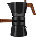 Mocha Pot Double Valve Coffee Machine Creative(Black 180ml)