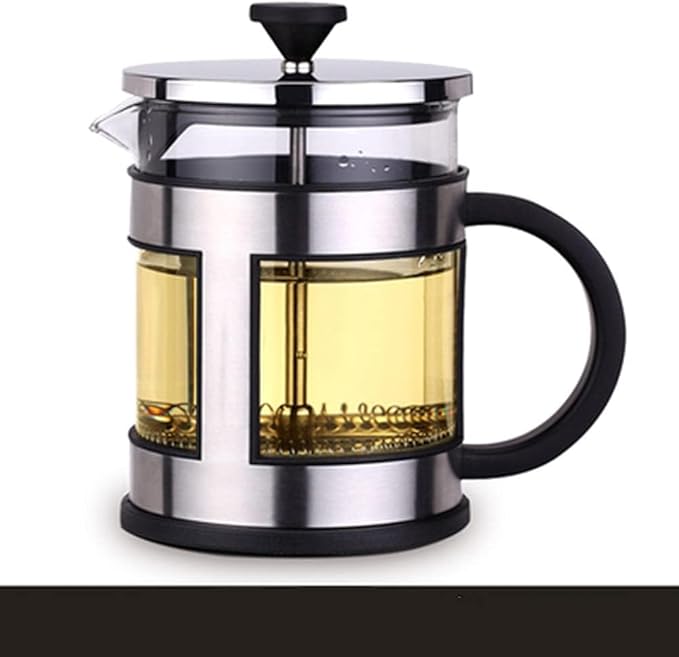 Press Coffee Maker Coffee Press CaffettiereCoffee Maker French Press Coffee Maker French Press Pot Stainless Steel Plunger with Filters French Coffee Press Heat Resistant Glass Coffee Maker Easy