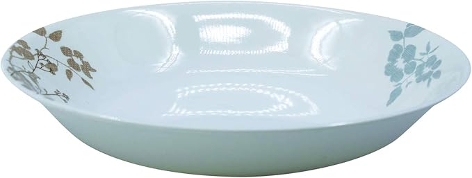 UNIWARE BPA-Free Dishwasher Safe Eco Friendly 100% Melamine Dinnerware Set of 6 Best for Indoor and Outdoor Party (9.5 Inch Shallow Bow)
