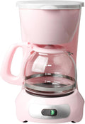 Office Tea Brewing Coffee Pot Small Drip Coffee Machine Insulated 4-6 People Home American Coffee Filter Office Brewing TeaPink