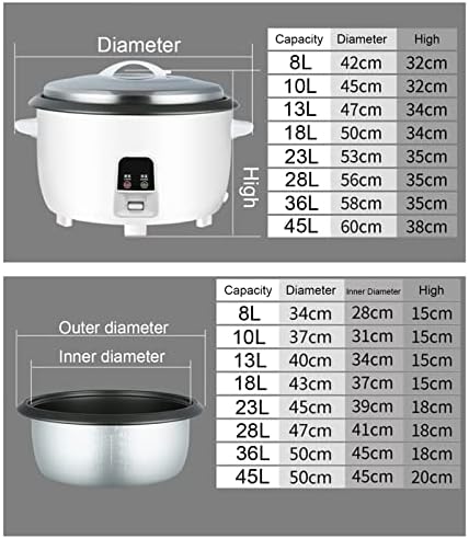 Automatic Insulation Non-Stick Rice Cooker 45L Large Capacity Multi-Function Smart Electric Cooker for Soup and Stews