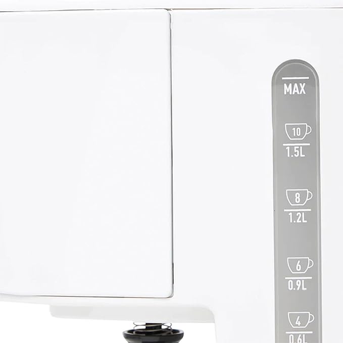 HADEN Coffee Machine 12 Cup Programmable Drip Coffee Maker with Auto Shut-Off Function and Reusable Washable Water Filter Ivory &amp Copper