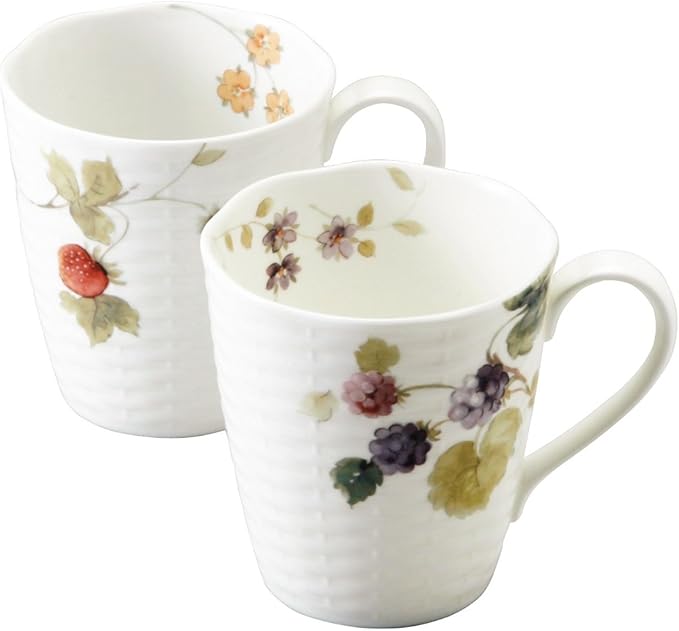 Narumi 96011-23336P Lucy Garden Dinnerware Set Set of 6 Microwave Heater Dishwasher Safe