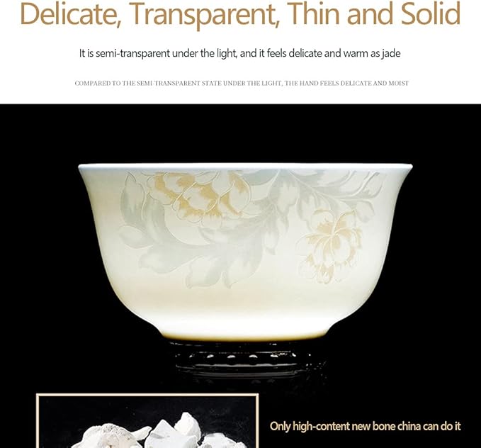 35 56 60PCS Ceramic Dinnerware Set Tableware Dishes Plates Ceramic Combination Dinner Service Set Porcelaine Service for 10 Phnom Penh Tableware Set (35 Pieces)