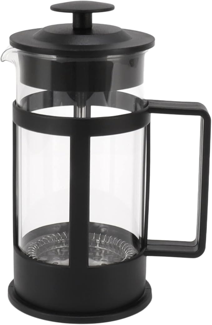JTLB 350ml French Press Coffee Maker Glass Stainless Steel Coffee Press Glass French Press Teapot