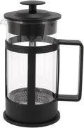 JTLB 350ml French Press Coffee Maker Glass Stainless Steel Coffee Press Glass French Press Teapot