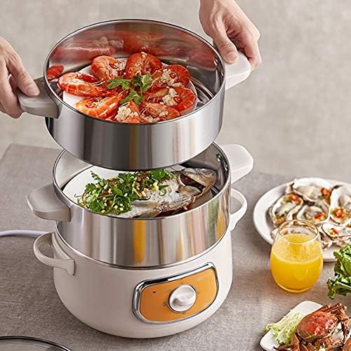 3 Layers Electric Cooking Machine Automatic Multi Cooker Stainless Steel Inner Steamer Hot Pot Rice Cooker Fast Heating