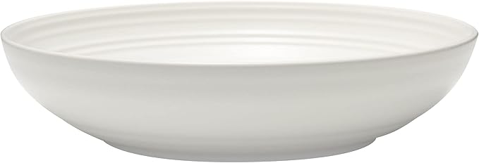 Mikasa Swirl Coupe 16 Piece Dinnerware Set Service For 4 White