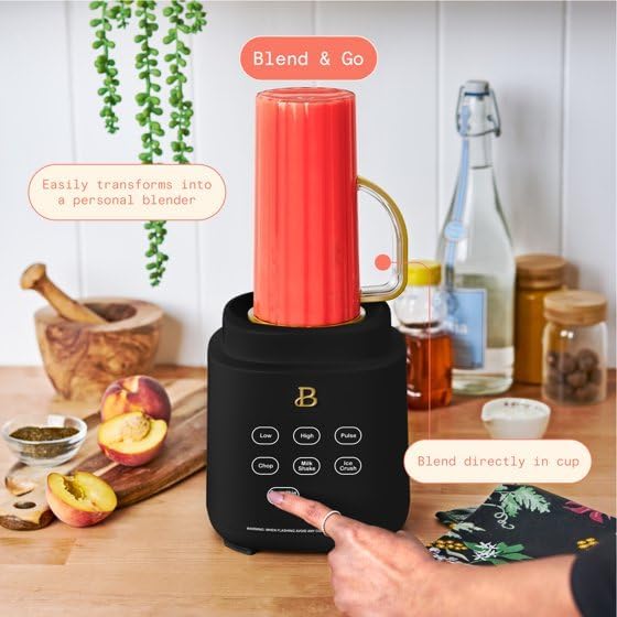 Be.autiful PowerExact Blender System Capacity 50 oz Black Sesame