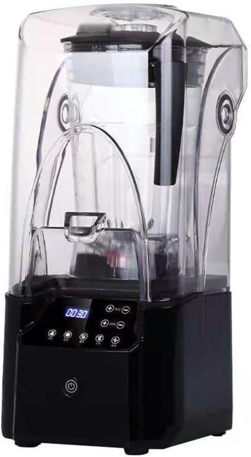 Blender Smoothie Maker with Sound Enclosure Commercial Fruit Juice Smoothie Maker Professional Countertop Blender Silent Broken Wall Cooking Machine for Smoothie Fruits A