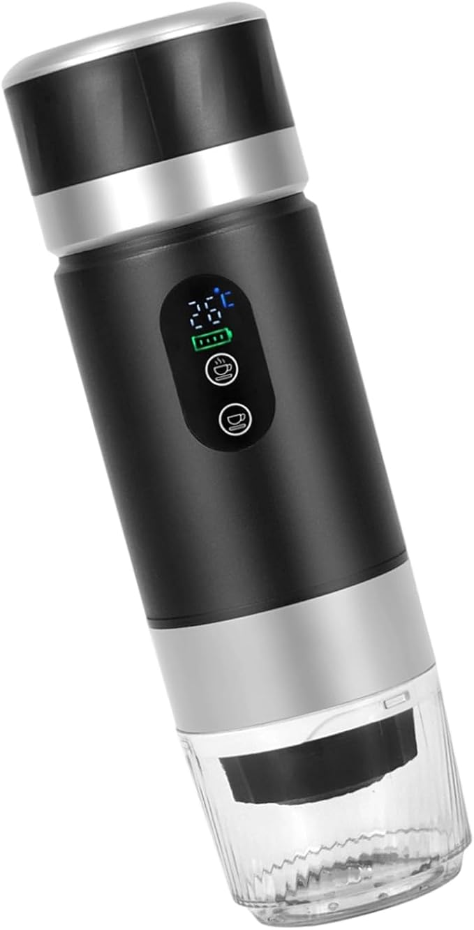 Mobile Coffee Maker 3x2500mAh Removable Batteries 20Bar Extraction Double Brewing Modes Security Security Medication Coffee Machine