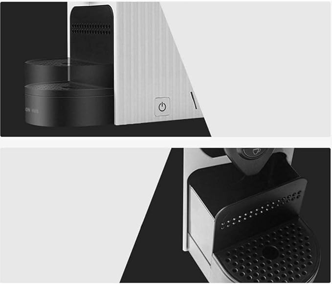 Automatic Brewing Coffee Grinder Household Portable Coffee Machine Automatic Small Grinding Integrated Italian Office Grinder Juice Machine (Color : Rojo)