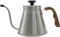 Pour Over Coffee Kettle Stainless Steel Coffee Maker Hand Drip Coffee Kettle with Thermometer Gooseneck Kettle Coffee Pot for TeaCoffee(Silver)
