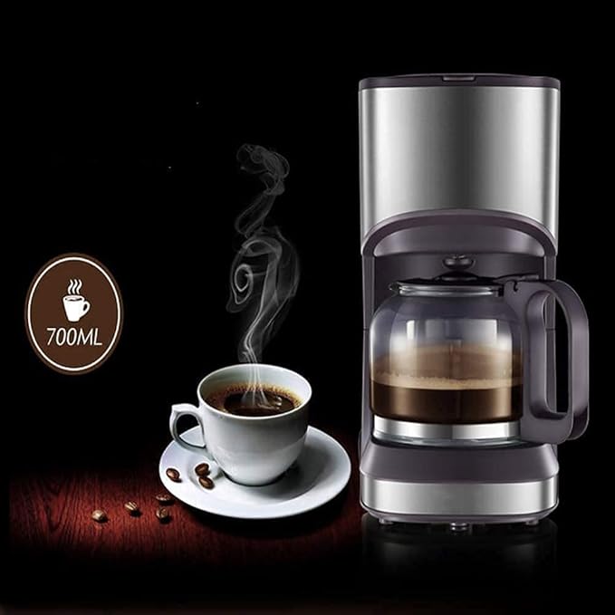 Coffee Machine Coffee Maker Home Small Automatic Coffee Maker Drip Teapot with Reusable Filter Warming Plate Coffee Potfor Home and Office