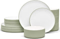 Noritake ColorTex Stone Sage 12-Piece Dinnerware Set Service for 4