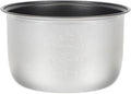 Cabilock 3L 21 x 21 cm/ 8.27 x 8.27 in Household Rice Cooker Inner Pot Aluminum Alloy Non- Stick Rice Cooker Pot Silver