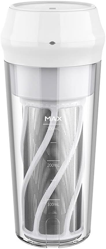 Portable Blender Smoothies Personal Blender Mini Juicer Cup USB Rechargeable (Color : White)