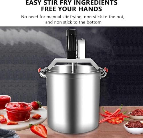 Automatic Sauce Stirrer Machine - Adjustable Speed Food Stirrer with Liftable Scraper Ideal for Multi-Stove Use Perfect for Soup and Sauce Cooking in Commercial Kitchens