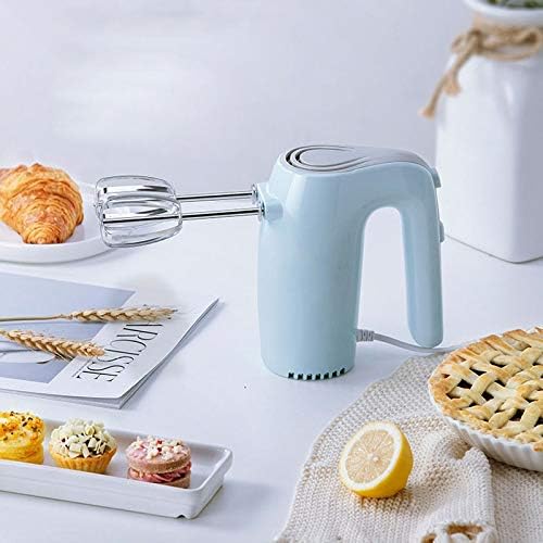 Electric Multifunctional Handheld Food Blender Double Whisk Eggs Mixer Five-Speed Food Processor (A) (A)