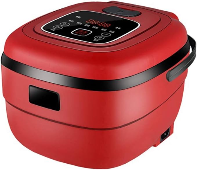 2.5L Intelligent Electric Rice Cooker - Mini Food Steamer Yogurt Machine Cake Maker for 1-4 People 24H AppointmentRed