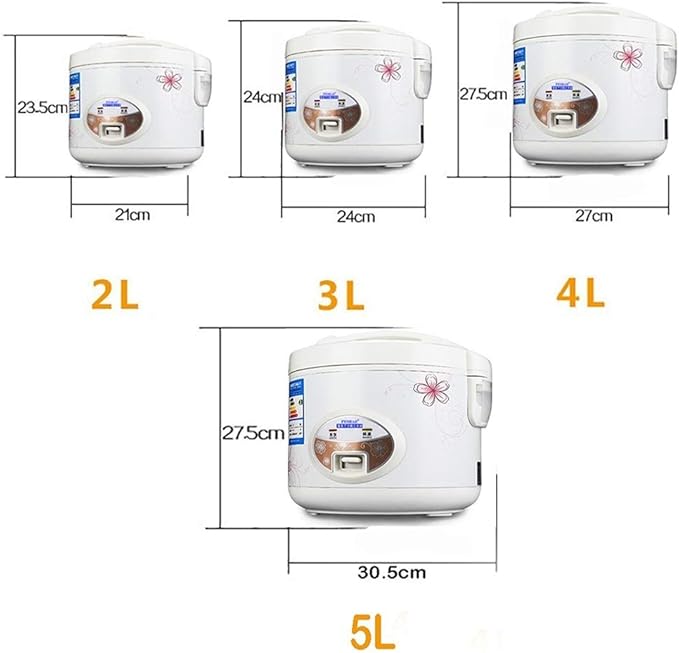 Household Rice Cooker Household Non-Stick Rice Cooker Warm Function For 1-8 People(2L400W)