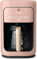 B - Coffee Maker 14-Cup Touch Display Programmable 1200W Stainless Steel Keep Warm 24h Timer (Rose)