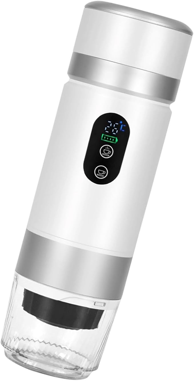 Mobile Coffee Maker 3x2500mAh Removable Batteries 20Bar Extraction Double Brewing Modes Security Security Medication Coffee Machine
