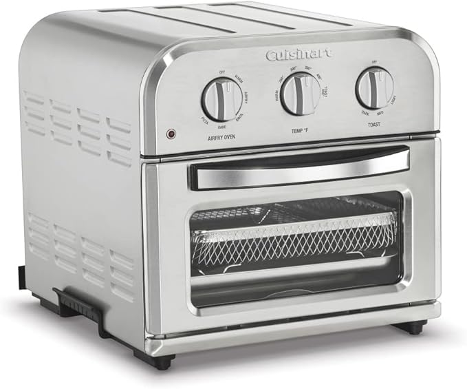 Cuisinart 8-Cup Rice Cooker and 4 Slice Toaster Oven Brushed Stainless