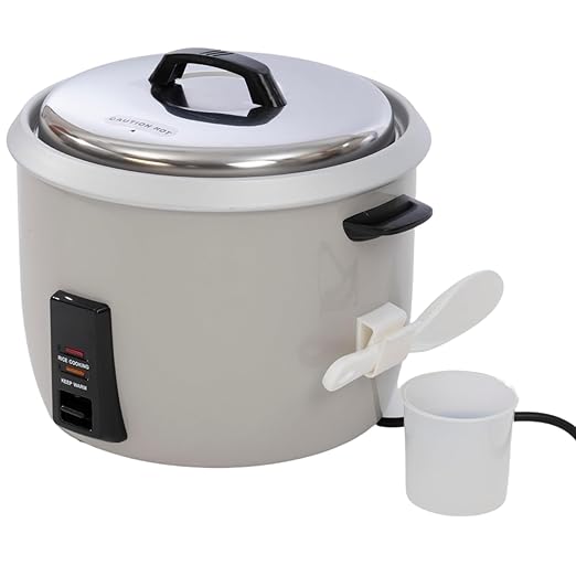 FSE RC-E50 Heavy-Duty Economy Rice Cooker 50-Cup Capacity Plastic Oversized Fork