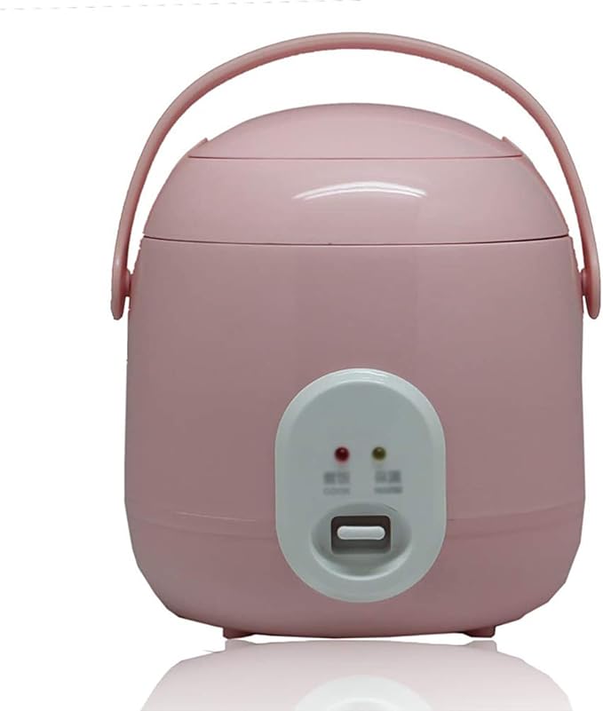 Mini Rice Cooker Multifunction Non Stick Cooker with Keep Warm Function for Up to 3 PeopleStudent and Adult Suitable for Home UsePink1.6L