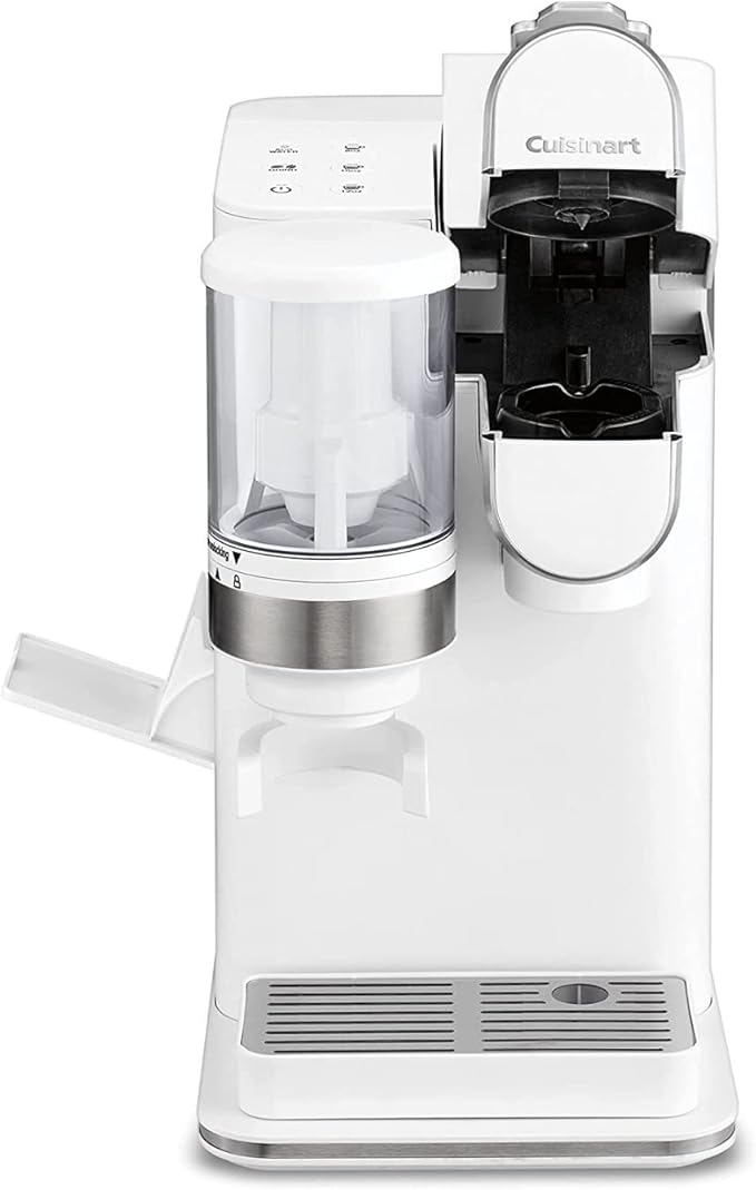 Cuisinart Single-Serve Coffee Maker + Coffee Grinder with 8 oz. 10 oz. and 12 oz. Serving Size Compatible with Single-Cup Pods 48-Ounce Removable Reservoir Stainless Steel DGB-2W