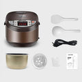 Rice Cooker Household 4L-900W 8 Function Menus 24-hour Appointment Smart Insulation With Steamer Suitable For 4-6 People