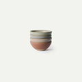 MORA Small Bowls Set of 4 16oz Ceramic Pottery Dessert Bowls - Microwave Oven and Dishwasher Safe - Harvest