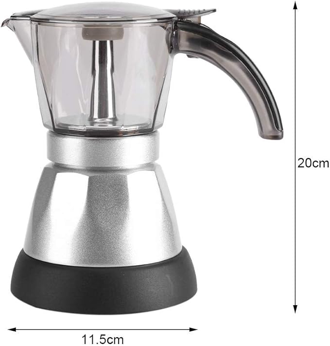 Yosoo 300ml/6 Cup Electric Coffee Maker - Detachable Coffee Pot 480W 220V Home Kitchen Appliance Brews Coffee Easy to Clean and Maintain