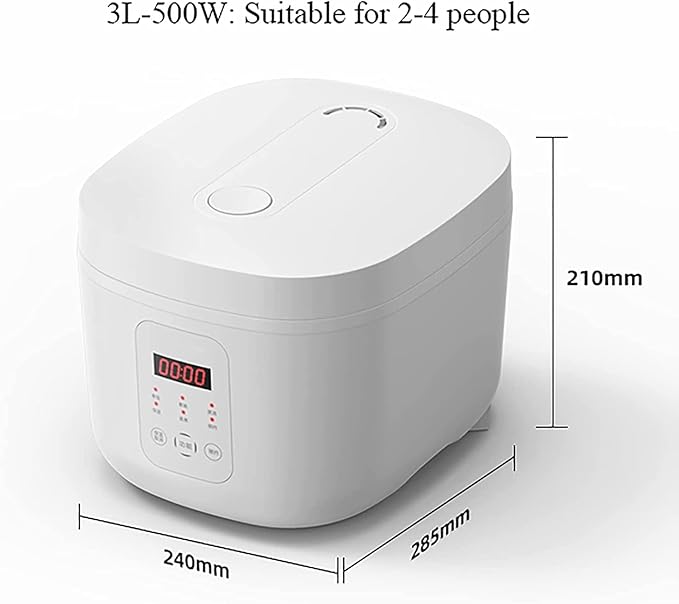 Rice Cooker 6-Layer Gathering Energy Non-Stick InnerReservation Rice Cooker for Family Dormitoryfor 2-4 People