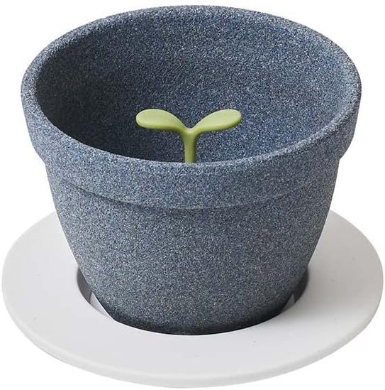 Ash Concept (H Concept) Kinome DA-1320 Semic Coffee Filter - Gray - 1 Count - Ceramic - Small Beans - Coffee Maker - Coffee