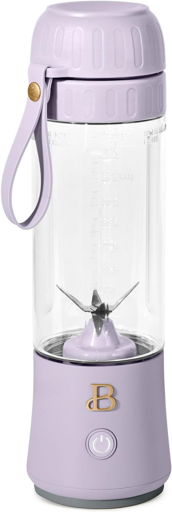Portable Blender with 14 oz USB Rechargeable and Cordless for Smoothies Shakes &amp More