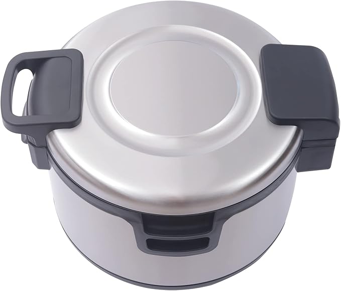 19L 20QT Commercial Rice Warmer 100 W Stainless Steel Rice Cooker Warmer Heavy Duty Non-Stick Pot Food Warmer Smart Large Capacity Rice Cooker with Adjustable Temp for Restaurant Parties Family