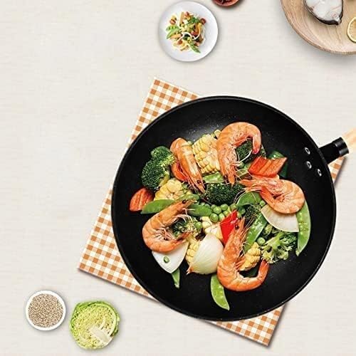 Kitchen Cooking Sets 3Pcs Cookware Set Wok Frying Pan Saucepan with Lid Pots Pans Set Maifan Stone Nonstick Egg Pan Cooking Tools Cookware Sets