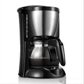 coffee machines Fashion Insulation Tea Machine Automatic Drip Coffee Maker Home 17X18X26cm (Color : Pinkish grey) (Black)